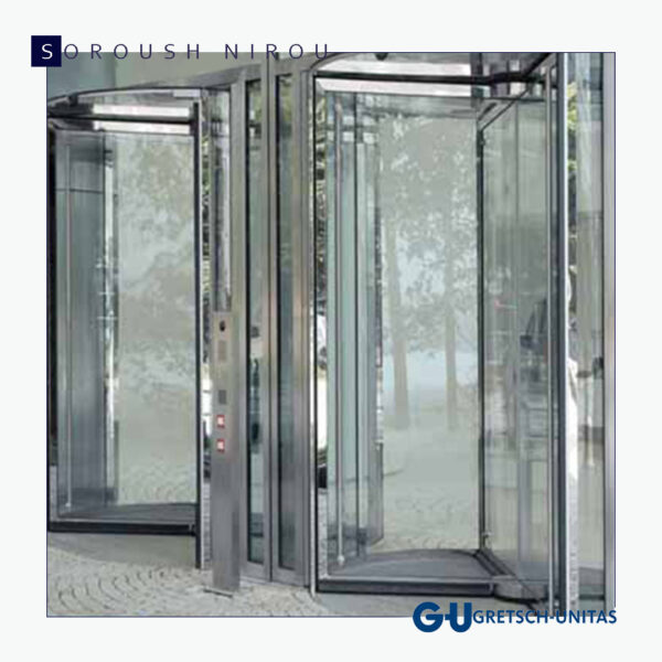 درب اتوماتیک گردان GGG all-glass